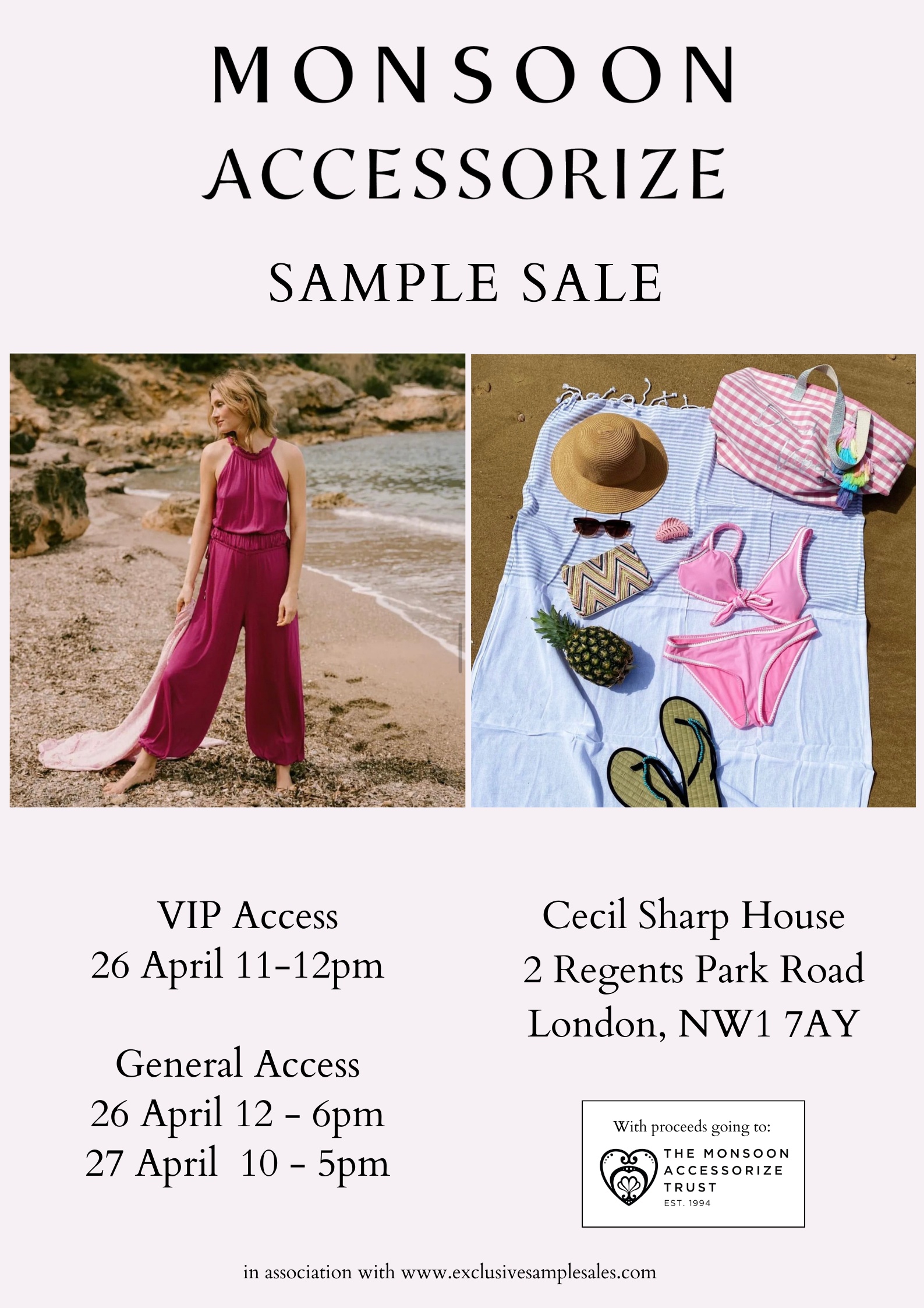 Monsoon & Accessorize Sample Sale Sample sale in London