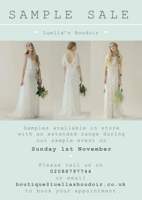 Luella's Boudoir Sample Sale