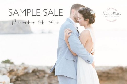 Sample Sale Heart Aflutter Bridal